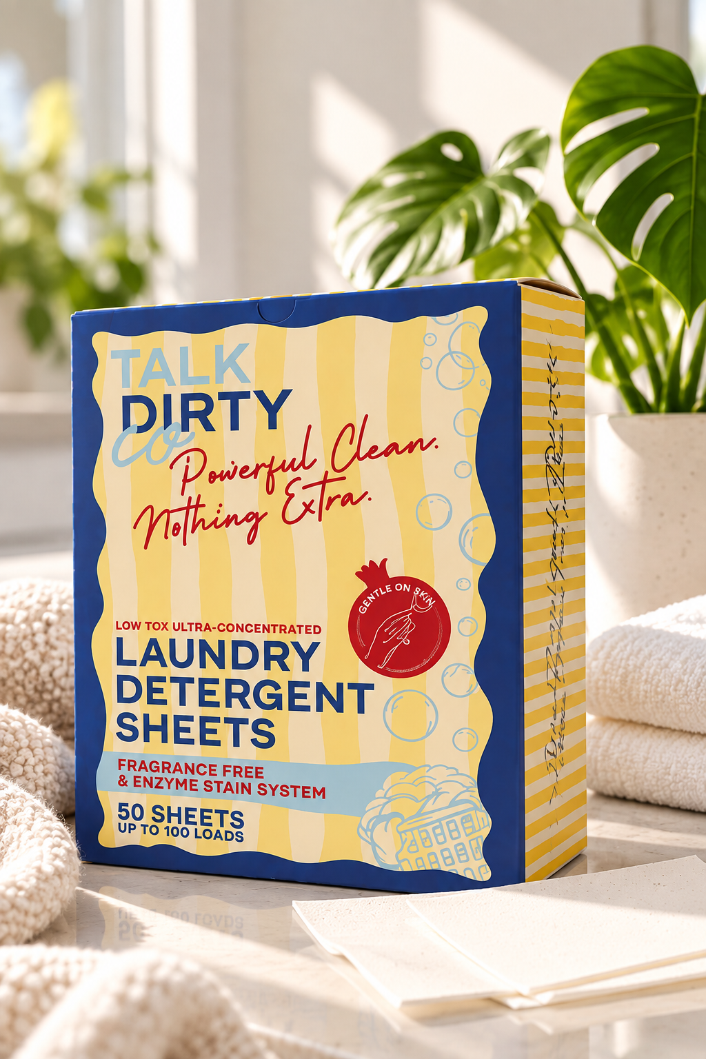 Fragrance Free Laundry Detergent Sheets