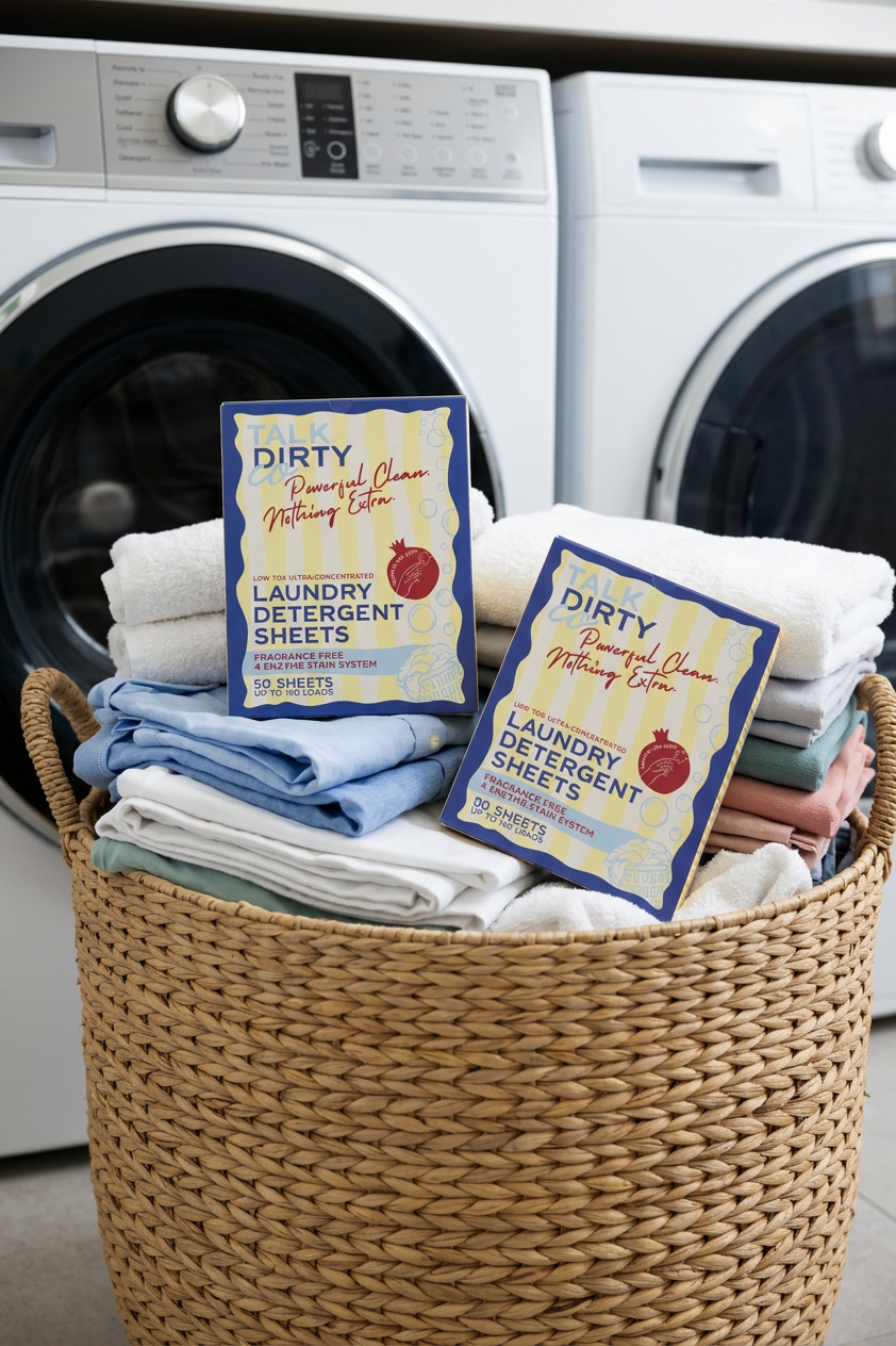 Fragrance Free Laundry Detergent Sheets