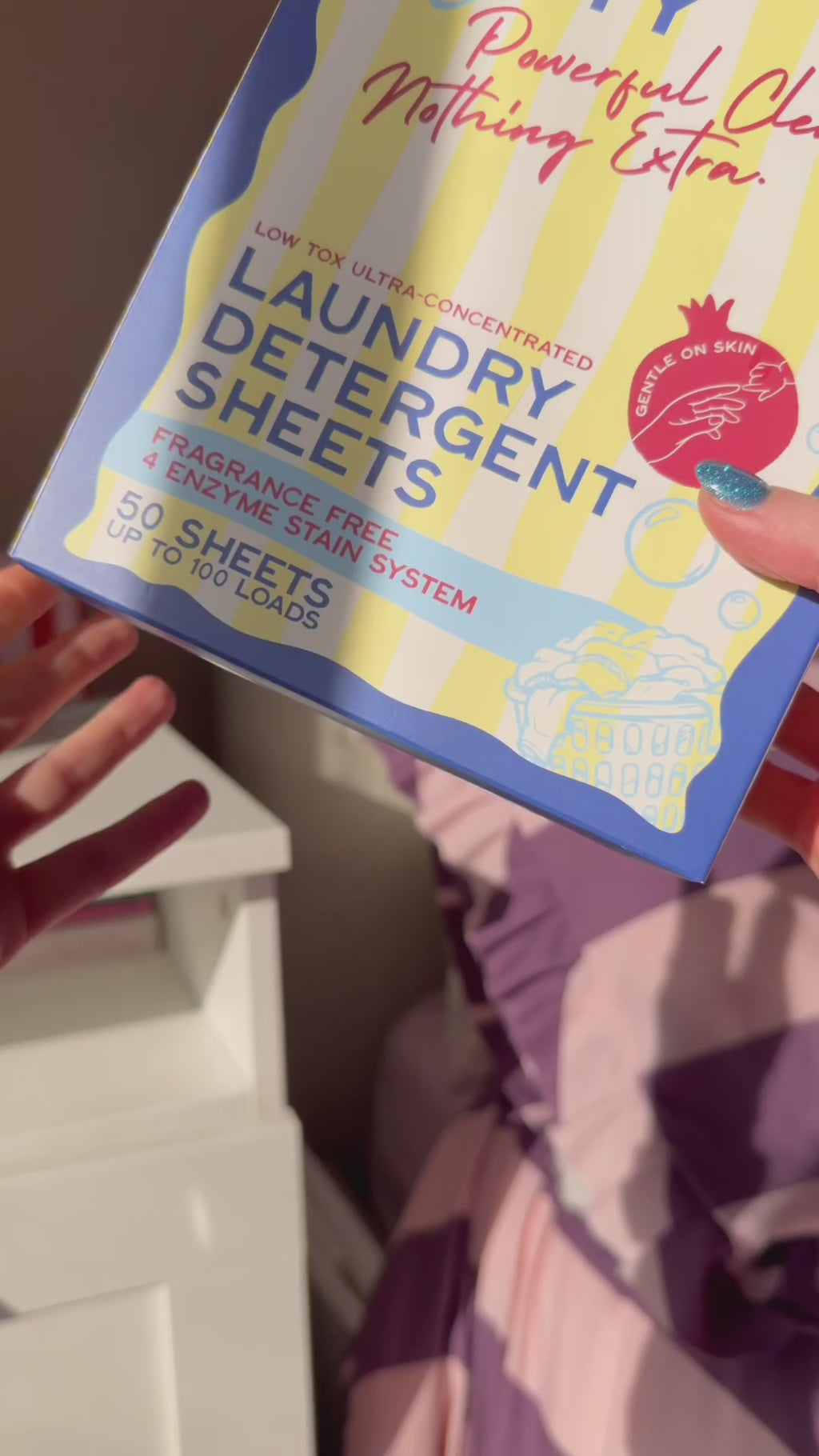 Fragrance Free Laundry Detergent Sheets